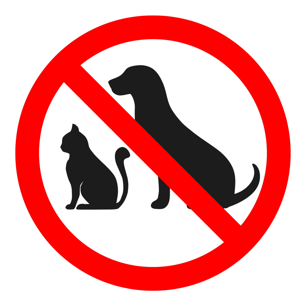 Verbot Mitführen von Tieren